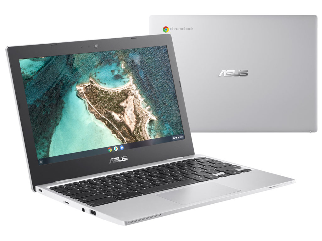 ASUSから発売された「Chromebook CX1」のCX1100とCX1101の外観画像です。性能は違いますが外観は同じです。