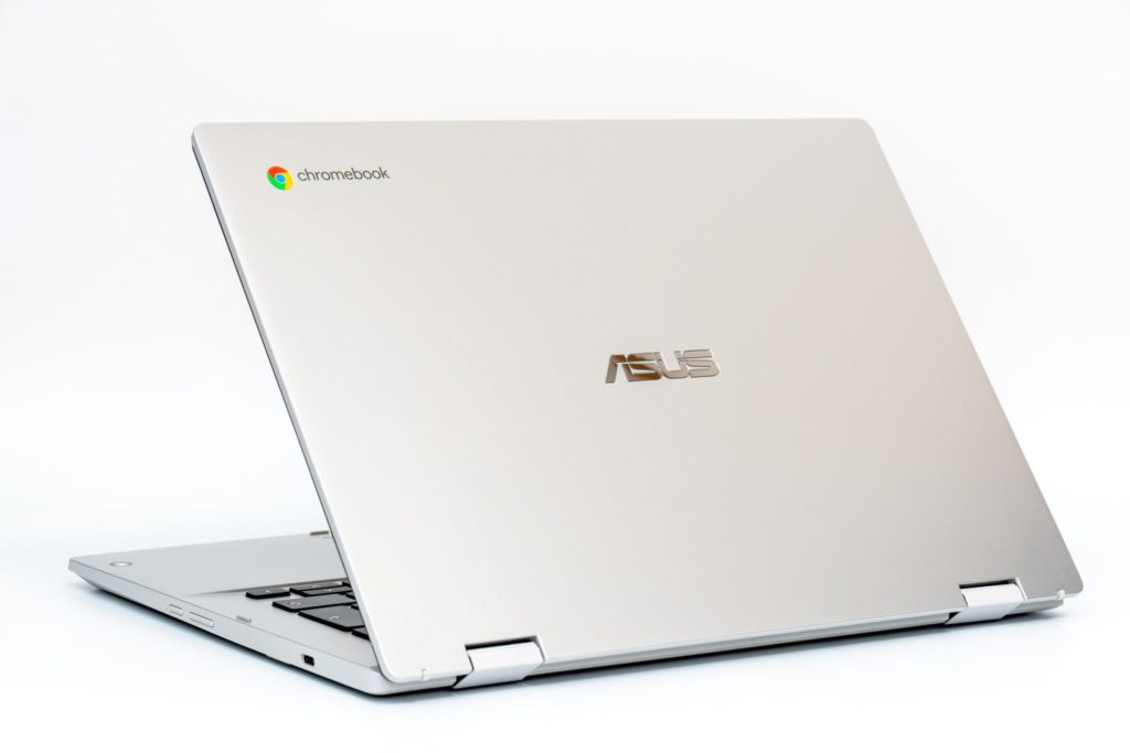ASUSから発売された「Chromebook Flip CM1(CM1400)」の外観詳細です。